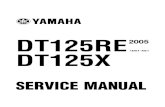Yamaha DT 125 X RE R Serwisówka