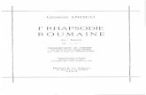 George Enescu - Rapsodia Romana - Pian