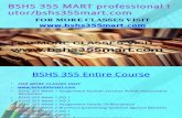 BSHS 355 MART Professional Tutor Bshs355mart.com