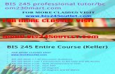 BIS 245 Professional Tutor Bcom230mart.com