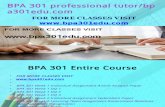 BPA 301 Professional Tutor Bpa301edu.com