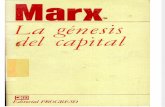 K. Marx - La Genesis Del Capital.