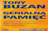 Tony Buzan - Genialna Pamięć.