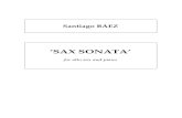 Santiago Báez - Sax Sonata - Saxo Alto y Piano