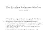 2.1 The FX Market
