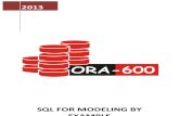 SQL for Modeling