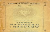 Tajemnice masonerji i masonów - Stanisław Antoni Wotowski.pdf