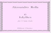 A. ROLLA - 6 Idylles for Viola Solo