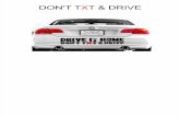 DON'T TXT & DRIVE