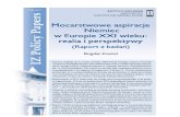 B. Koszel: Mocarstwowe aspiracje Niemiec w Europie XXI wieku: realia i perspektywy (Raport z badań).
