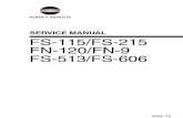 Konica Minolta 1493 Service Manual