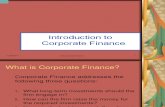 Intro to Corp.fin.