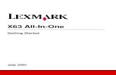 Lexmark X63 English Setup