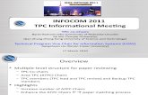 Info Com 2011 TPC Info Meeting