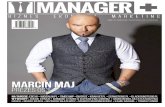 Manager + - Wydanie 9, Okładka Marcin Maj