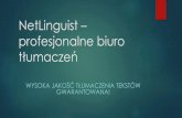 Netlinguist – profesjonalne biuro tłumaczeń