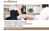 Katalog szkoleń obsługa klienta, sprzedaż i negocjacje od ProOptima