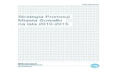 Strategia Promocji Miasta Suwałki na lata 2010-2015