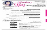 CV 2016 - Carolina Ruiz R.
