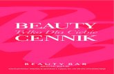 Beauty Bar cennik luty/marzec 2016