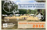 Zgrupowanie obozów hufca ZHP Wieliczka w Jantarze 2016