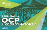 Rekrutacja OCP i koordynatorów - kwiecień/maj 2016