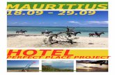 PERFECT PLACE PROJECT - MAURITIUS / HOTEL