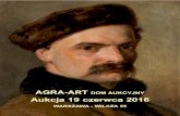 Agra-Art Aukcja Dzieł Sztuki 19.06.2016