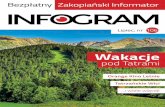 INFOGRAM Zakopane Informator - Infogram 106 Lipiec 2016
