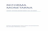 Reforma monetarna (RAPORT)