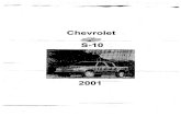 2001 Chevrolet S-10 Pickup