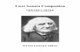 Liszt Sonata Companion GERARD CARTER