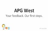 Apg West Feedback
