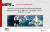 Panel obywatelski. jak lepiej przygotować gdańsk na wystąpienie   ulewnych deszczów  w ramach  adaptacji  miasta do zmian klimatu