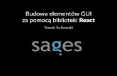 Budowa elementów GUI za pomocą biblioteki React - szybki start