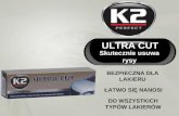 K2 Ultra Cut - skutecznie usuwa rysy z lakieru