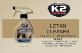K204 K2 Letan Cleaner czyszczenie skórzanej tapicerki