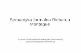 Semantyka formalna Richarda Montague