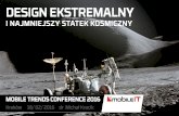 Michał Kracik : Design ekstremalny i najmniejszy statek kosmiczny.