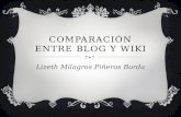Comparación entre blog y wiki