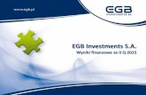 Wyniki finansowe EGB Investments S.A. za IIQ2015
