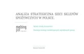 Analiza strategiczna sieci sklepów spożywczych w Polsce