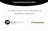 Krzysztof Bińczak: Od mobile do AAA - udźwiękawianie projektów o różnej skali