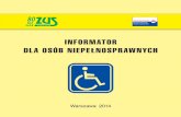 Informator dla osób niepełnosprawnych 2014