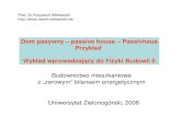 Dom pasywny – passive house – Passivhaus Przykład Wykład ...