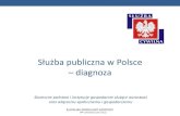 Służba publiczna w Polsce – diagnoza
