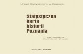Statystyczna karta historii Poznania