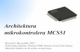 Architektura mikrokontrolera X51