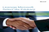 Licencja Microsoft Select dla Edukacji