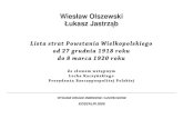 Wiesław Olszewski Łukasz Jastrząb Lista strat Powstania ...